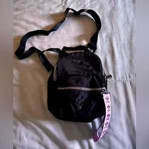 Adidas Nylon Convertible Mini Crossbody Backpack
